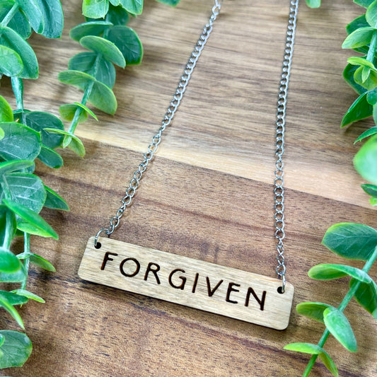 Forgiven Bar Necklace