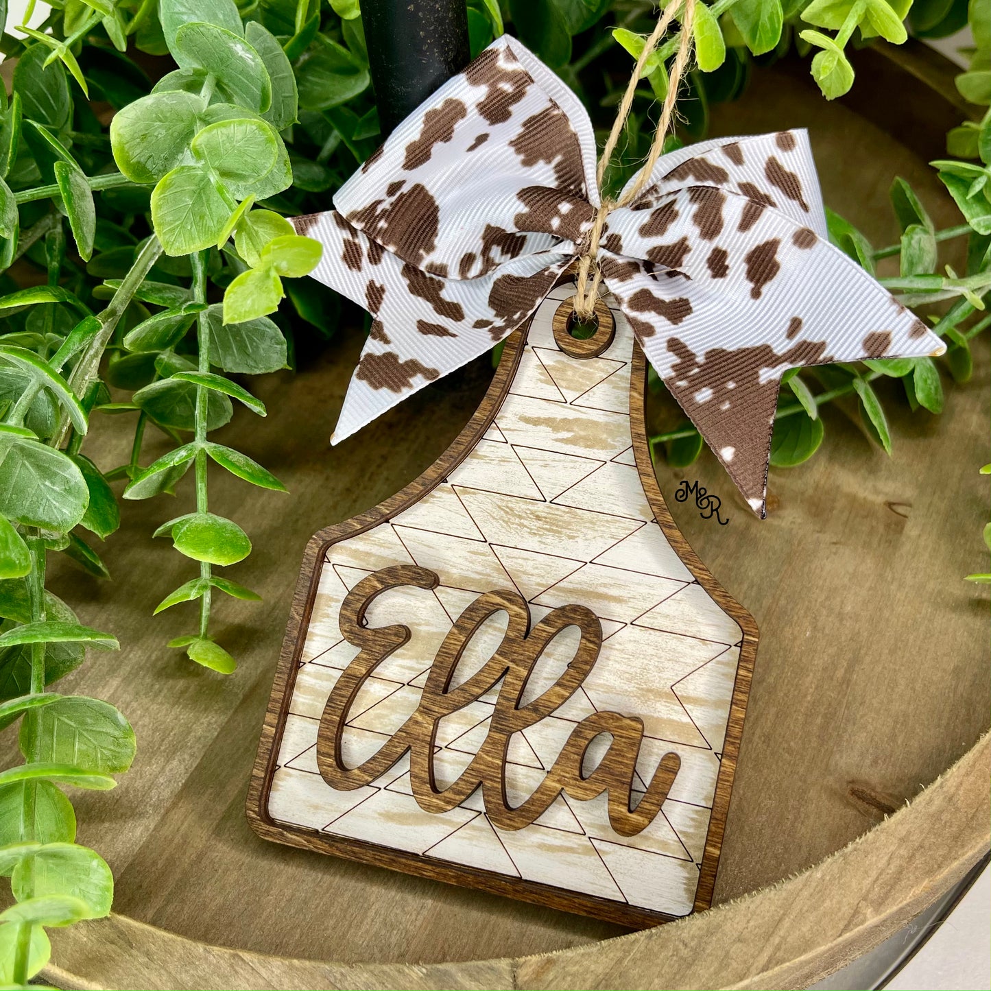 Weathered Wood Gift Basket Tags