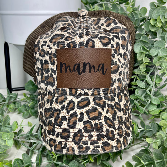 Leopard Mama Hat