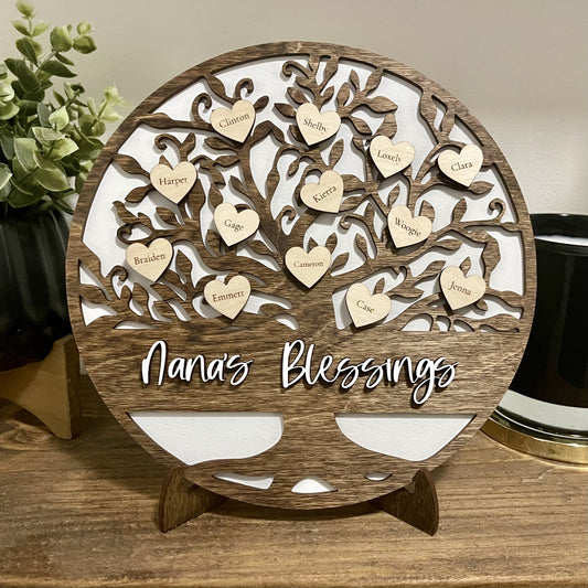 Grandmothers Blessings Tree Table Decor